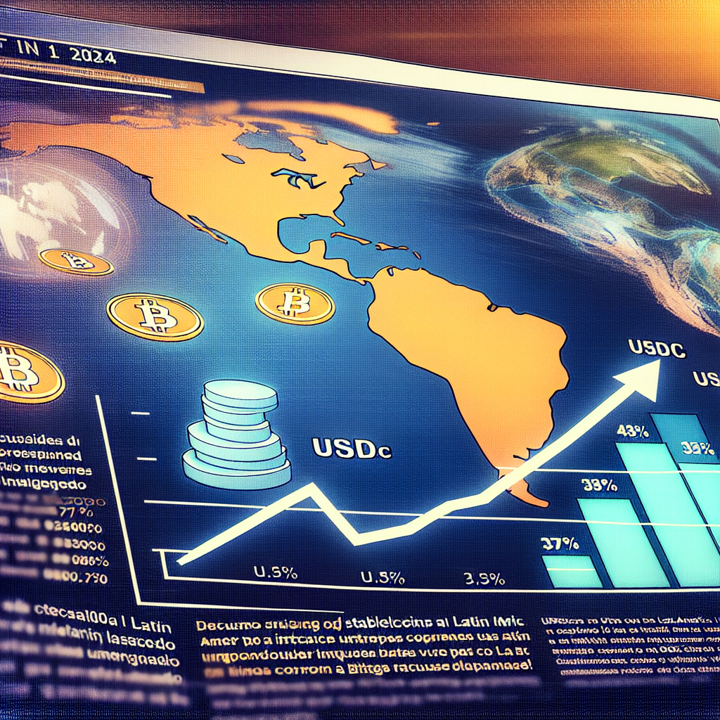 라틴아메리카에서 인플레이션과 통화 불안정으로 인해 스테이블코인 사용이 증가하고 있다. 2024년 Bitso 거래소 내 USDC와 USDT 구매가 전체의 39%를 차지하며 가치 저장 수단으로 부상했다. 특히 아르헨티나에서 USDT 사용 비율이 50%로 가장 높았으며, 비트코인 구매 비율은 감소했다.